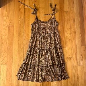 SHEIN cheetah print dress